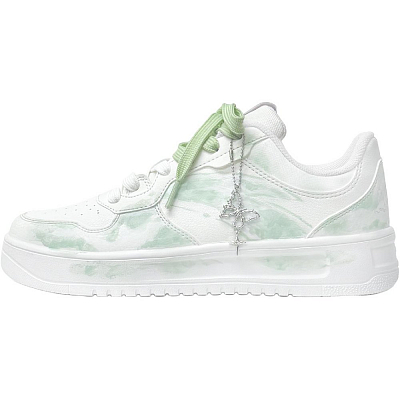 Anta Relaxed Abrasion Resistant Coverage Cushioning Low Top Skateboard Shoes Unisex Green