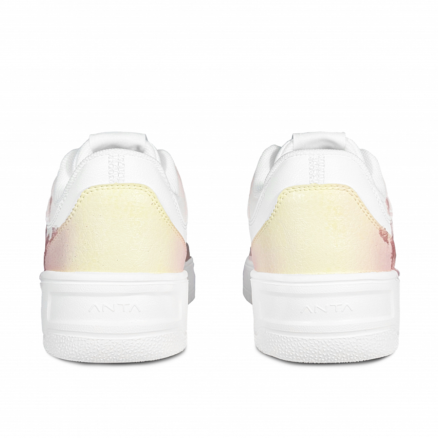 Anta Relaxed Slip Resistant, Abrasion Resistant, Lightweight Low Top Skateboard Shoes Women's White Pink купить в интернет-магазине Yoocart с быстрой доставкой по России.