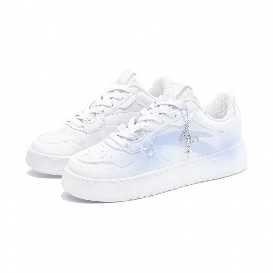 Anta Relaxed Abrasion Resistant Breathable Low Top Skateboard Shoes Unisex Blue купить в интернет-магазине Yoocart с быстрой доставкой по России.