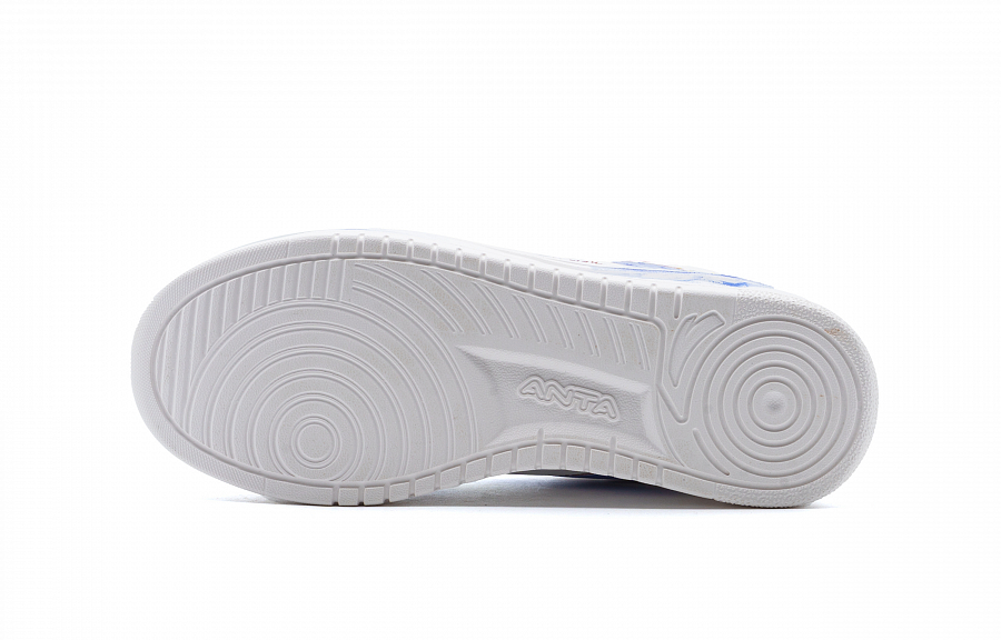 Anta Relaxed Cushioning, Wear Resistant Low Top Skateboard Shoes Unisex White Purple купить в интернет-магазине Yoocart с быстрой доставкой по России.