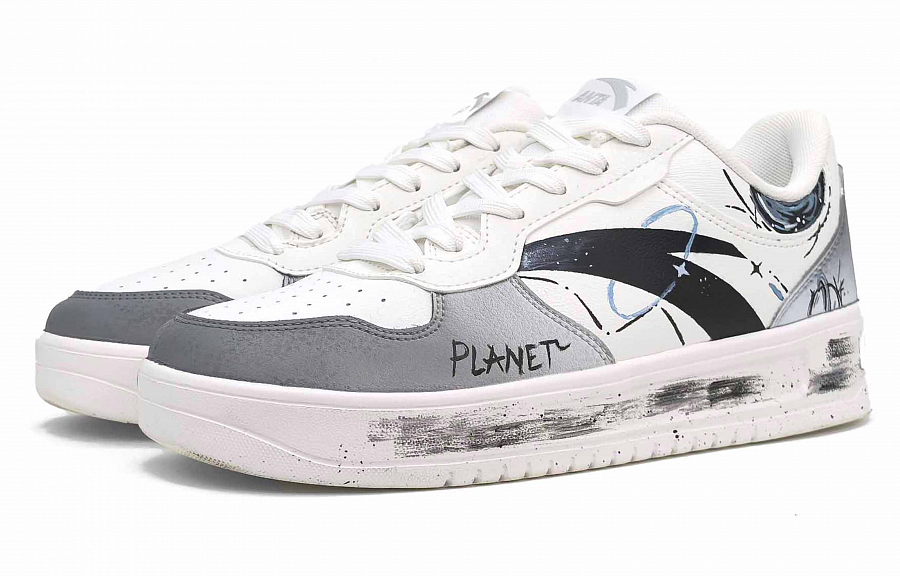 Anta Easy Abrasion Resistant Cushioning Low top Skateboard Shoes Men's Light Gray купить в интернет-магазине Yoocart с быстрой доставкой по России.