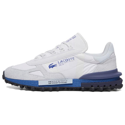 LACOSTE Elite Active Abrasion Resistant Low Top Casual Shoes Men's White