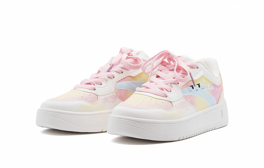 Anta Relaxed Cushioning, Wear Resistant Low Top Skateboard Shoes Unisex White купить в интернет-магазине Yoocart с быстрой доставкой по России.