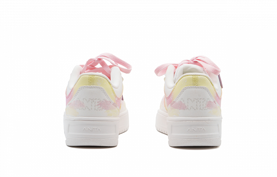 Anta Relaxed Cushioning, Wear Resistant Low Top Skateboard Shoes Unisex White купить в интернет-магазине Yoocart с быстрой доставкой по России.