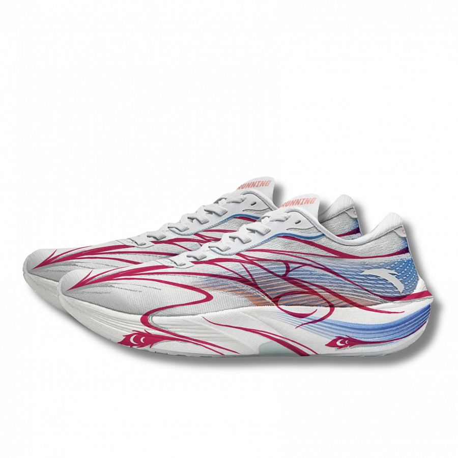 Anta C202 5th Gen Cushioning, Wear Resistant Low top Casual Running Shoes Men's Rose Red купить в интернет-магазине Yoocart с быстрой доставкой по России.