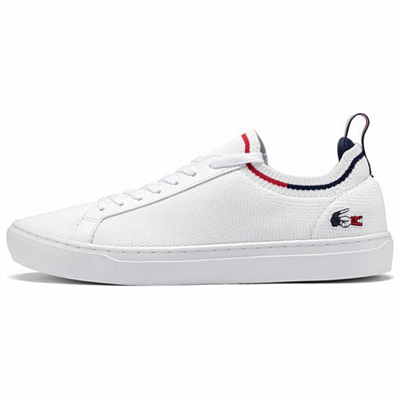 LACOSTE Slip Resistant Low Top Casual Shoes Men's White