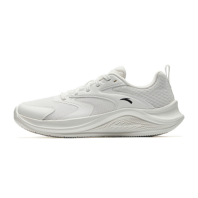 Anta Cushioning, Wear Resistant Low Top Casual Running Shoes Women's Papyrus White