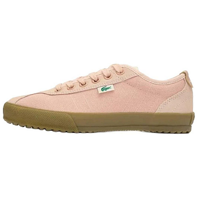 LACOSTE Anti-Slip Wear-Resistant Low-Top Casual Shoes Women's Pink
