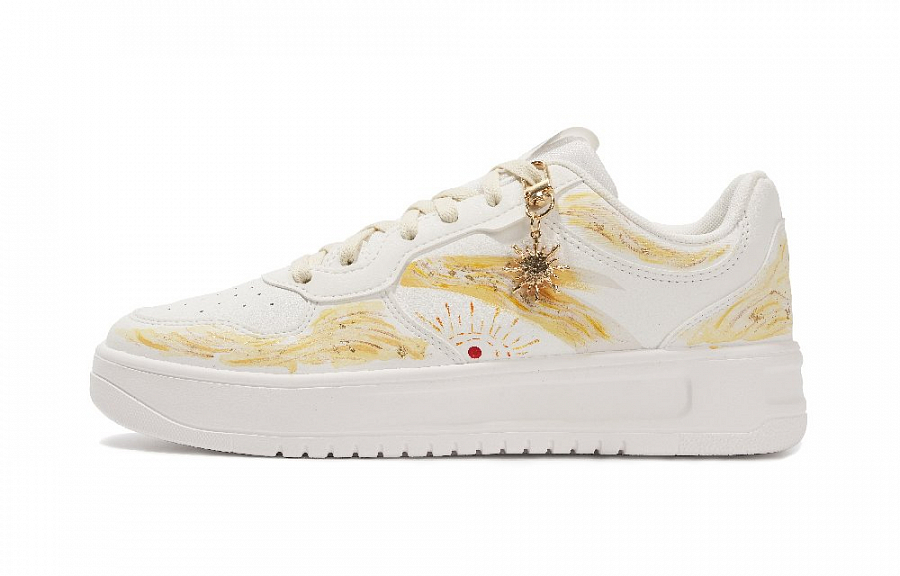 Anta Relaxed Cushioning, Wear Resistant Low Top Skateboard Shoes Men's Gold купить в интернет-магазине Yoocart с быстрой доставкой по России.