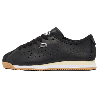 LACOSTE Slip Resistant Abrasion Resistant Low top Casual Shoes Women's Black
