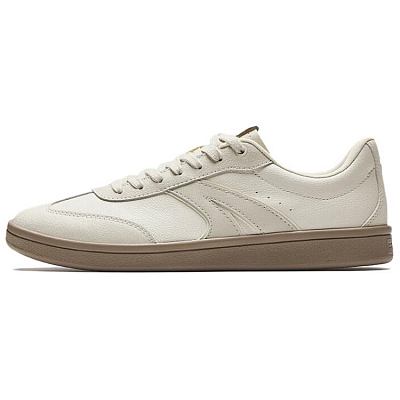 Anta Life Collection Slip Resistant, Abrasion Resistant, Lightweight Low Top Skateboard Shoes Men's Fish Belly Chalk