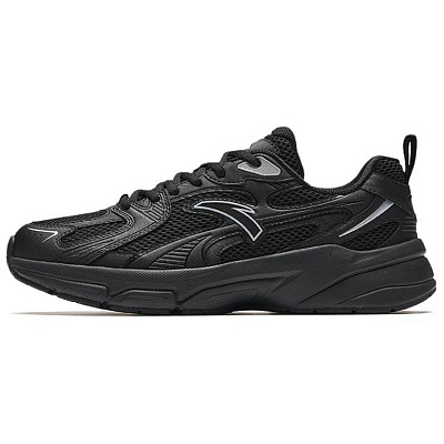 Anta Breathable And Lightweight Low Top Casual Shoes Men's Black
