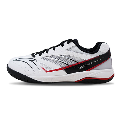 Anta Anti-Slip Wear-Resistant Low-Top Training Shoes Men's Papyrus White Black