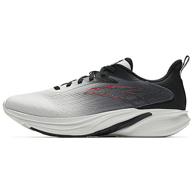 Anta Cloud Trail Abrasion Resistant Shock Absorbers Low Top Casual Running Shoes Men's Black White Gray