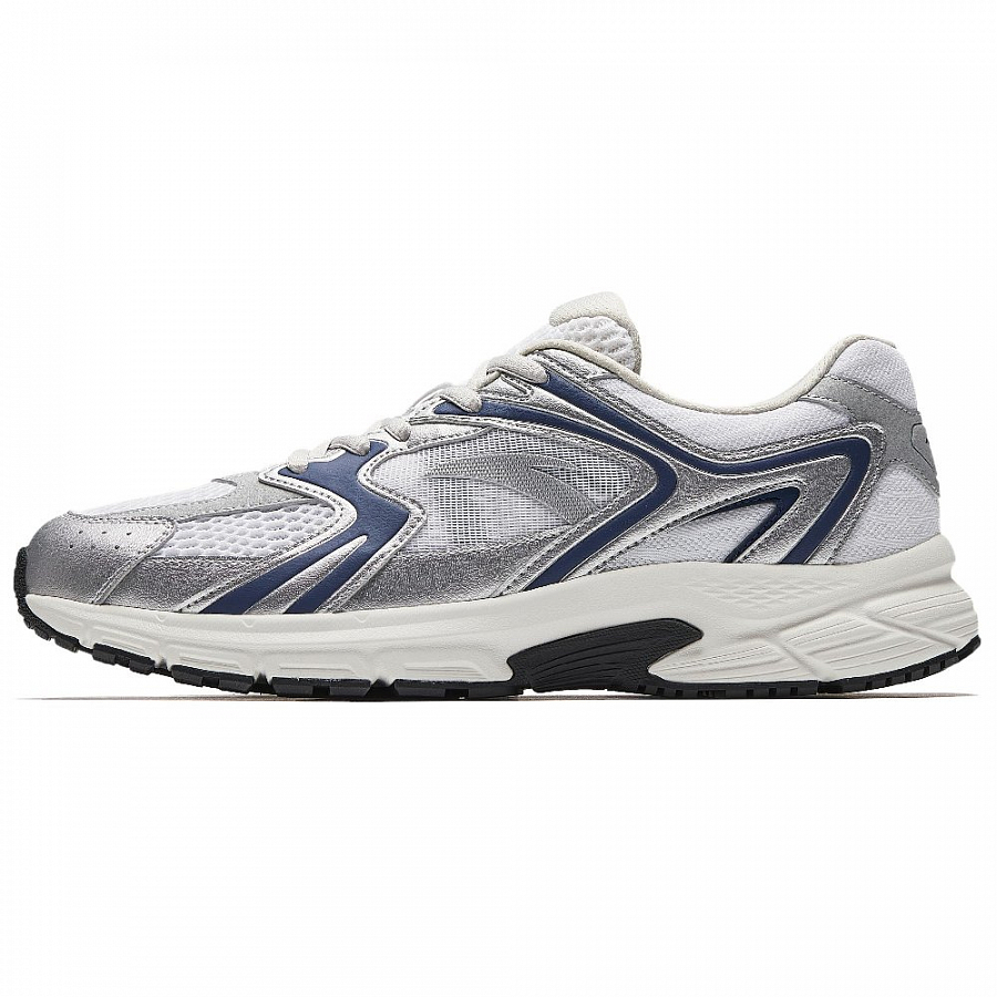 ANTA Running Shoes Men's Low top Pure White, Silver, Dark Nautical Blue купить в интернет-магазине Yoocart с быстрой доставкой по России.