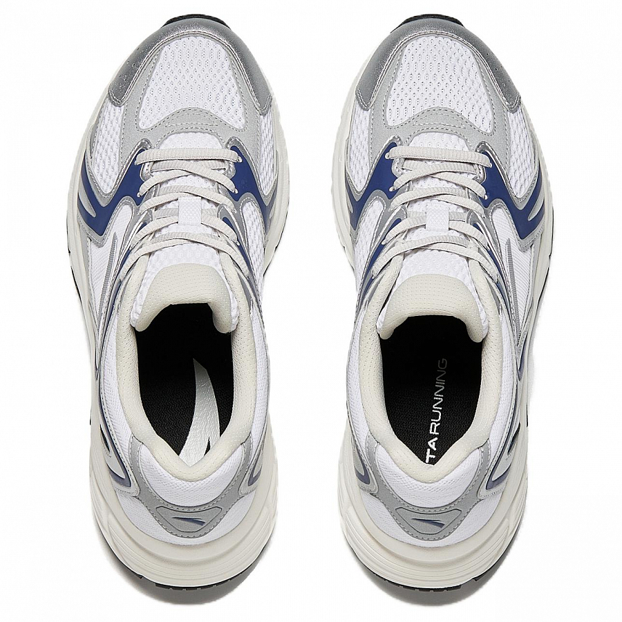 ANTA Running Shoes Men's Low top Pure White, Silver, Dark Nautical Blue купить в интернет-магазине Yoocart с быстрой доставкой по России.