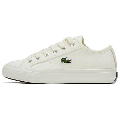 LACOSTE Low-Top Canvas Shoes Women's White