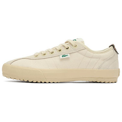 LACOSTE Low-Top Canvas Shoes Women's Light Brown
