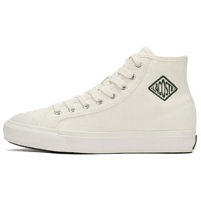 LACOSTE Backcourt High Top Skateboard Shoes Women's Ecru