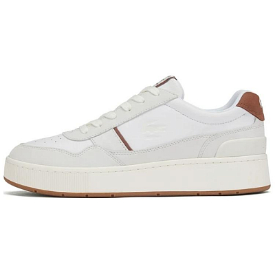 LACOSTE Anti-Slip Wear-Resistant Low-Top Casual Shoes Men's Ecru