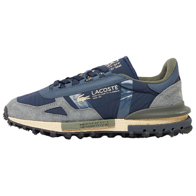 LACOSTE Anti Slip Wear Resistant Low Top Casual Shoes Men's Blue