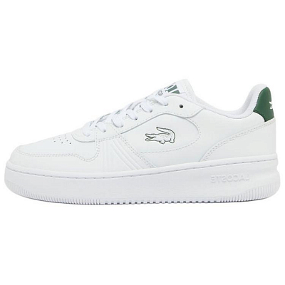 LACOSTE Slip-Resistant Low-Top Skateboard Shoes Women's White