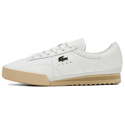 LACOSTE Casual Shoes Men's Ecru/Light Brown, Black/Light Brown