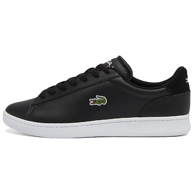 LACOSTE Carnaby Set Low Top Skateboard Shoes Men's Black White
