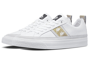 Kappa Skateboard Shoes Unisex Low top White/Gold 1 4010567