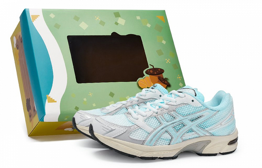 Asics Gel-1130 Cushioning Wear-Resistant Low-Top Running Shoes Unisex Blue Gray купить в интернет-магазине Yoocart с быстрой доставкой по России.