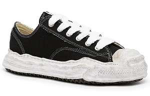 MIHARA YASUHIRO Hank OG Sole Low Frayed Black 1 4010793
