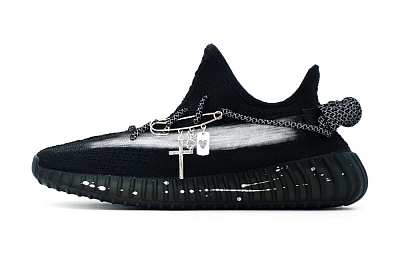Adidas Originals Yeezy Boost 350 V2 Low Top Casual Shoes Unisex Black