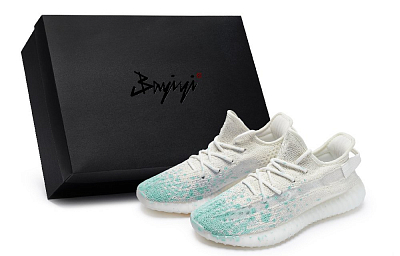 Adidas Originals Yeezy Boost 350 V2 Casual Shoes Unisex Low top Cyan