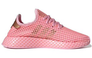 Adidas Originals Deerupt Runner Low Top Running Shoes Women's Pink Gold 1 4012486