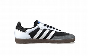 Adidas Originals SAMBA OG Anti-Slip Wear-Resistant Low-Top Skateboard Shoes Unisex Black White 1 4012503