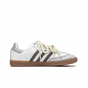 Adidas Originals SAMBA OG Anti-Slip Wear-Resistant Low-Top Skateboard Shoes Unisex Ecru 1 4012753