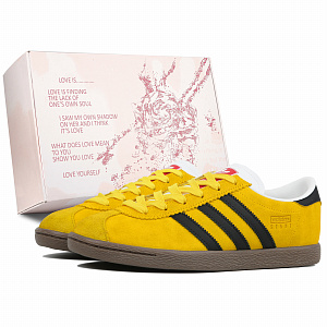 Adidas Originals Stadt Slip Resistant Abrasion Resistant Low top Skateboard Shoes Unisex Yellow 1 4012887