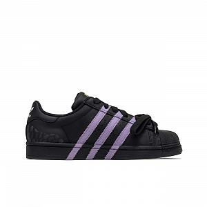 Adidas Originals SUPERSTAR Explorer Box Anti Slip Wear Resistant Low Top Skateboard Shoes Unisex Black Purple 1 4012942