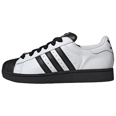 Adidas Originals Superstar 2 Skateboard Shoes Unisex White Black