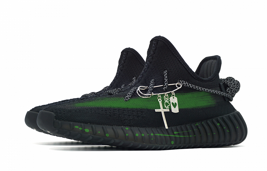 Adidas Originals Yeezy Boost 350 V2 Low Top Casual Shoes Unisex Black купить в интернет-магазине Yoocart с быстрой доставкой по России.