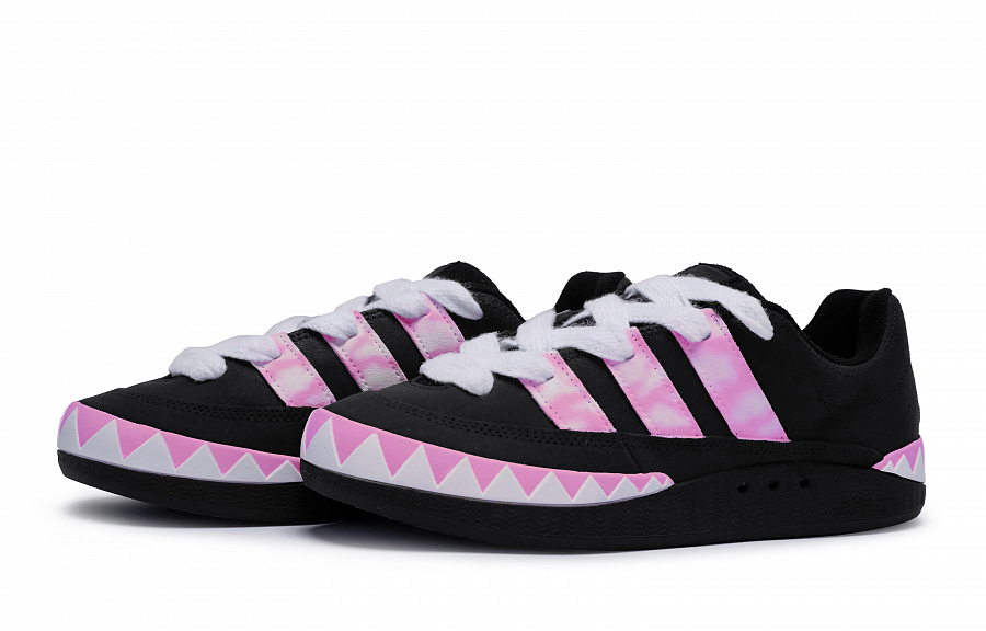 Adidas Originals Adimatic Anti-Slip Wear-Resistant Low-Top Skateboard Shoes Unisex Black Pink купить в интернет-магазине Yoocart с быстрой доставкой по России.