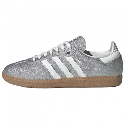 Adidas Samba Shine Silver Metallic Women's