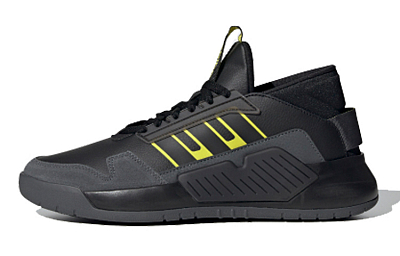 Adidas Neo Bball90s 'Black Gray Yellow'