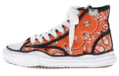 MIHARA YASUHIRO Canvas Shoes Unisex High top Orange