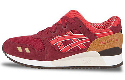 Asics Gel Lyte Iii Burgundy Fiery Red Women's