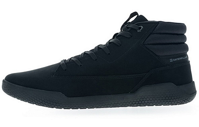 CAT Women's Casual Shoes Unisex High top Black