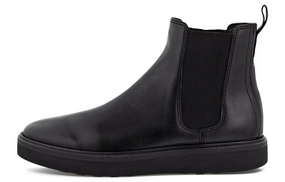 Ecco Techwelt Ankle Length Chelsea Boots Men's Black