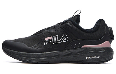 FILA Athletics Fleece Low Top 'Black Pink' Women's