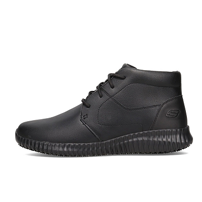 Skechers Relaxed Fit Cessnock Alesser SR High Top Casual Shoes Men's Black
