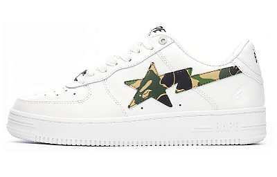 BAPE A BATHING APE Bape Sta Low ABC Camo White Green 2022